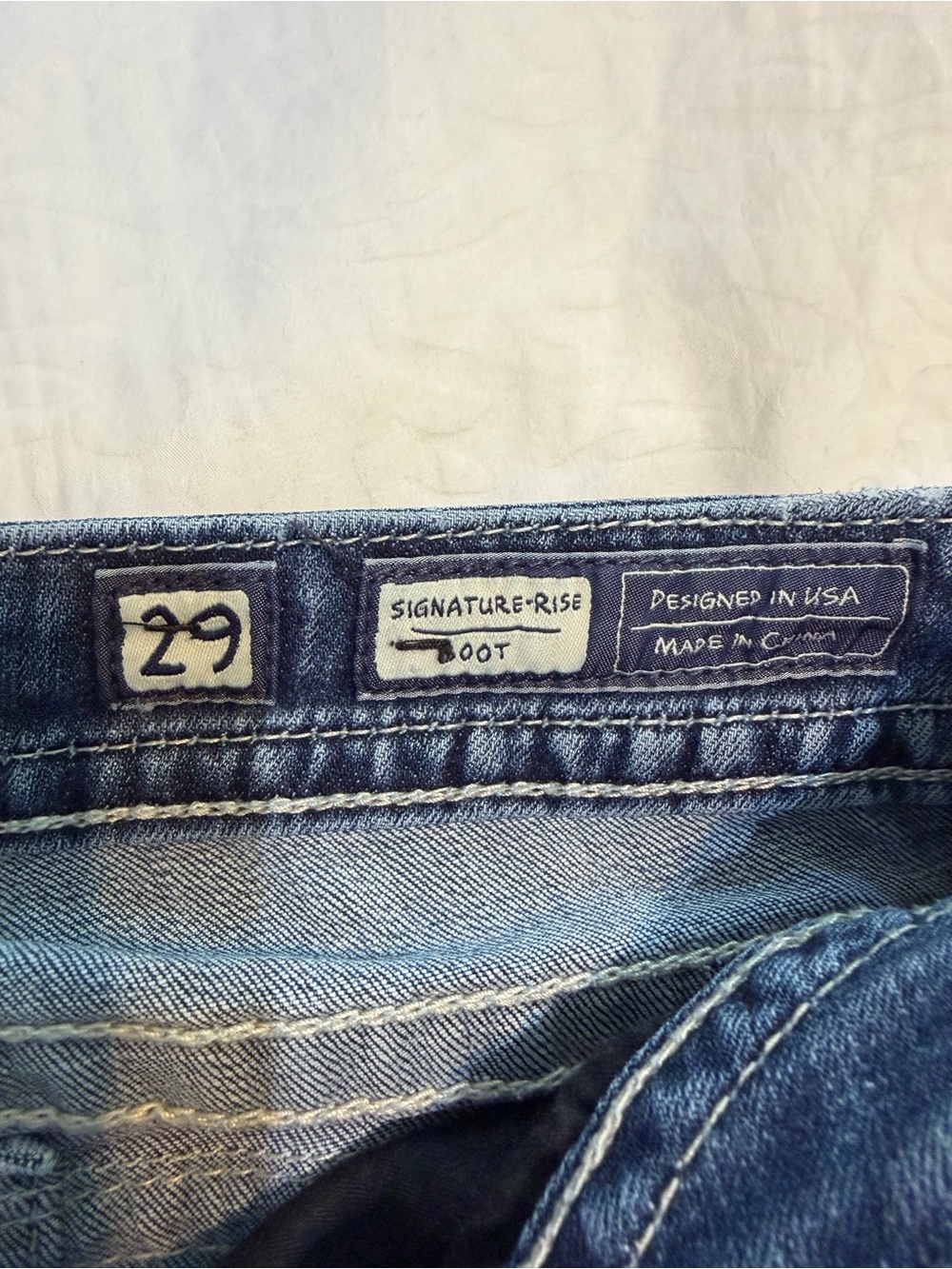 Miss Me Y2K Bling Rhinestone Bootcut Jeans 29 Low Rise  Western Glam McBling - Picture 8 of 15
